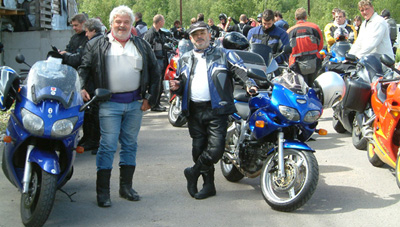 Die Biker der DELUX Filmproduktion