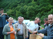 Frau M.J. Kremer und Herr Schockmel